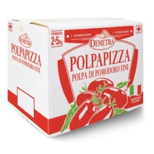 Crushed tomatoes Polpapizza, DEMETRA, (2x5kg) 10 kg